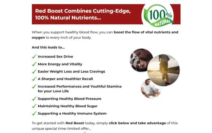 redboost supplement facts
